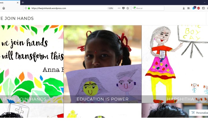 Web "If We join hands"